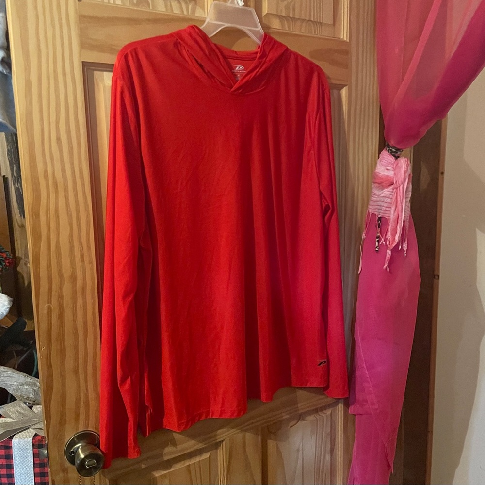 Red Long Sleeve Hoodie